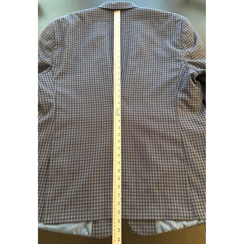 Oak Hill Sport Coat Mens 3XLT (54-56) Blue Check Two-Button Blazer Jacket‎ - Picture 12 of 14